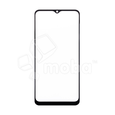 Стекло для переклейки Realme C30s (RMX3690) в сборе с OCA пленкой Черный - OR (Mitsubishi)